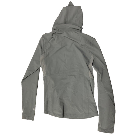 Kuhl Women's Bandita Lightweight Front Zip Jacket Gray Stowable Hood UPF 50 Sz S - Picture 3 of 14